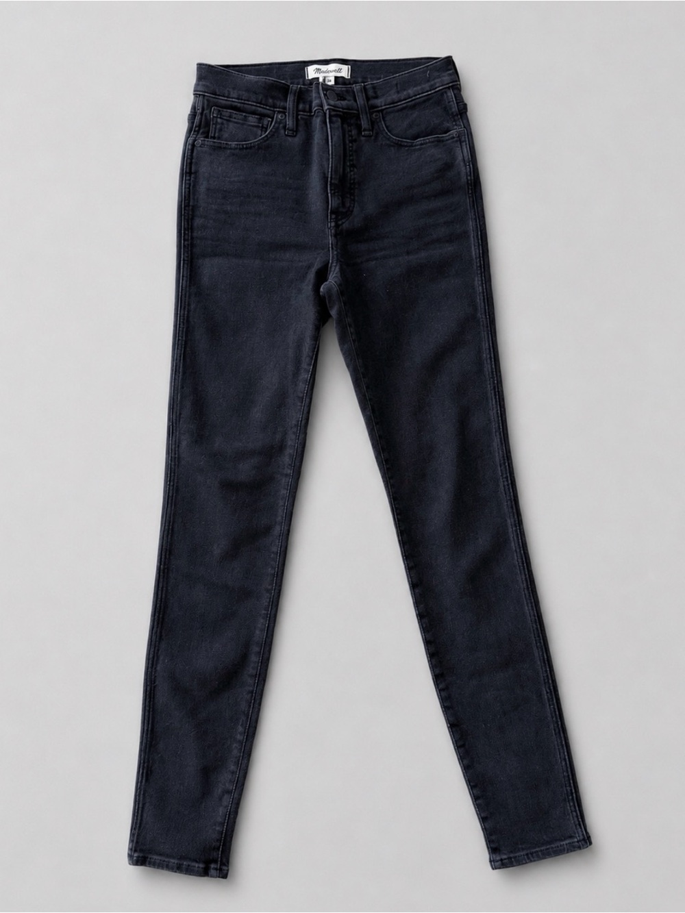 Madewell Women's High Rise Black Skinny Jeans